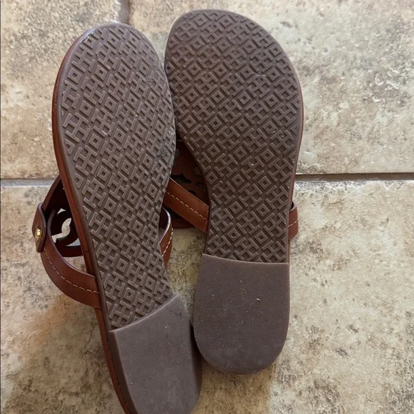 Tory Burch Tan Leather Sandals - Picture 4 of 5
